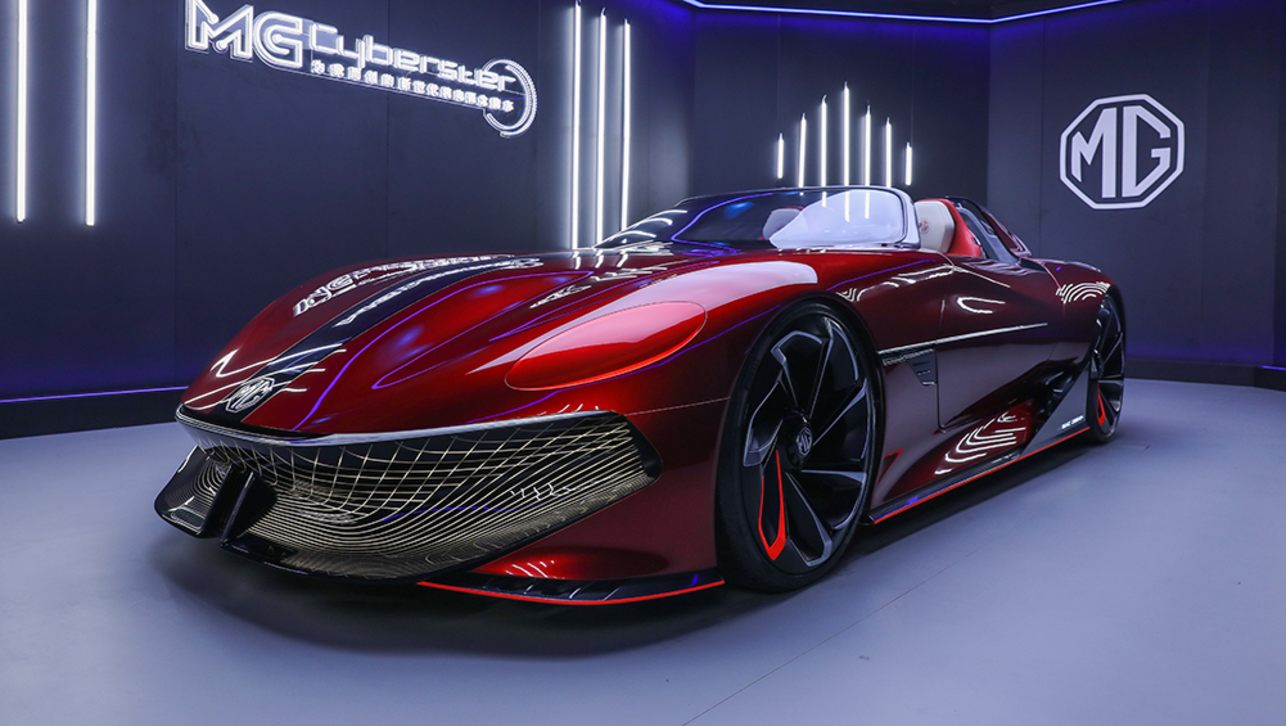 The MG Cyberster was revealed at the Shanghai motor show, and is now confirmed for right-hand-drive production.